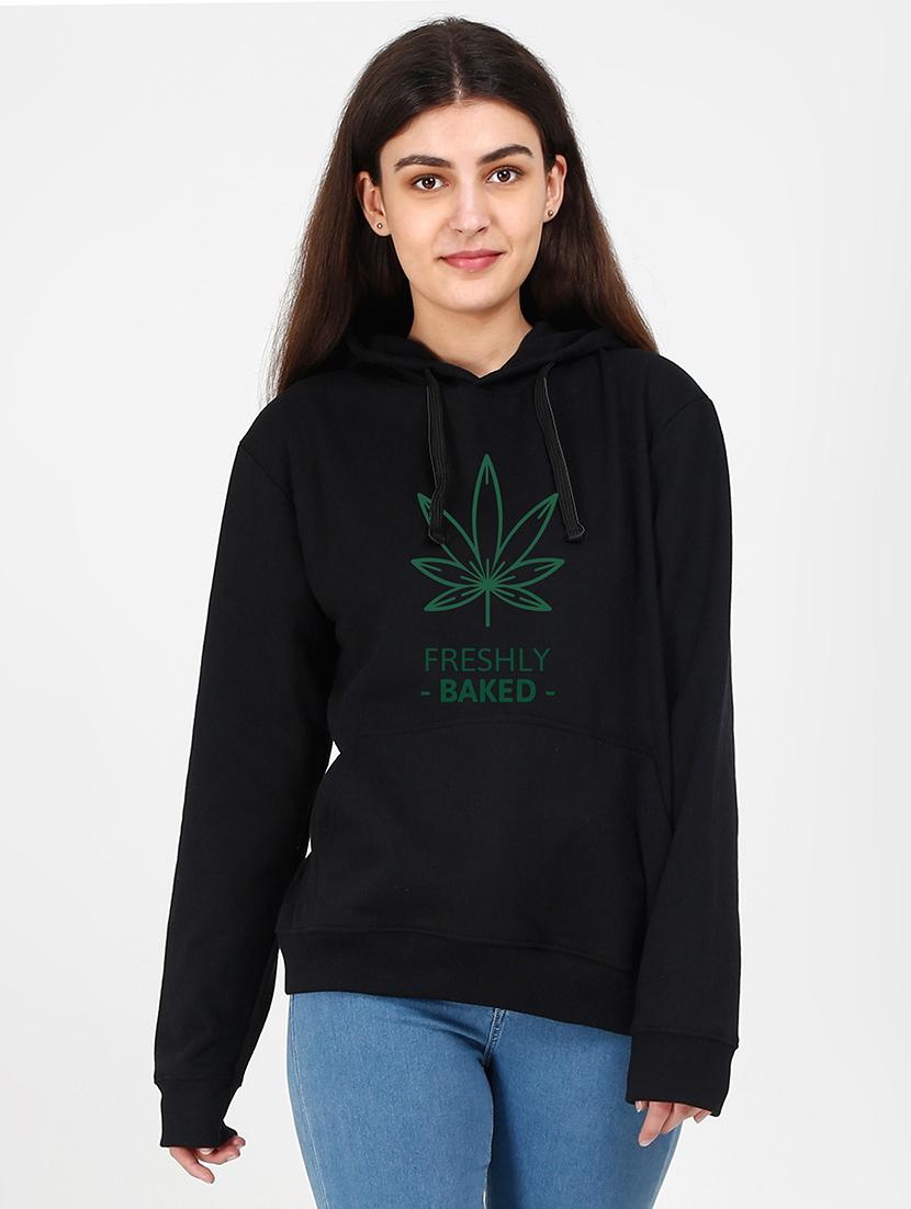 hooded neck graphic sweatshirt - 17972394 -  Zoom Image - 0
