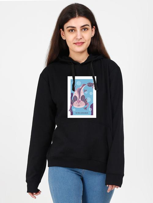 hooded neck graphic sweatshirt - 17972403 -  Standard Image - 0