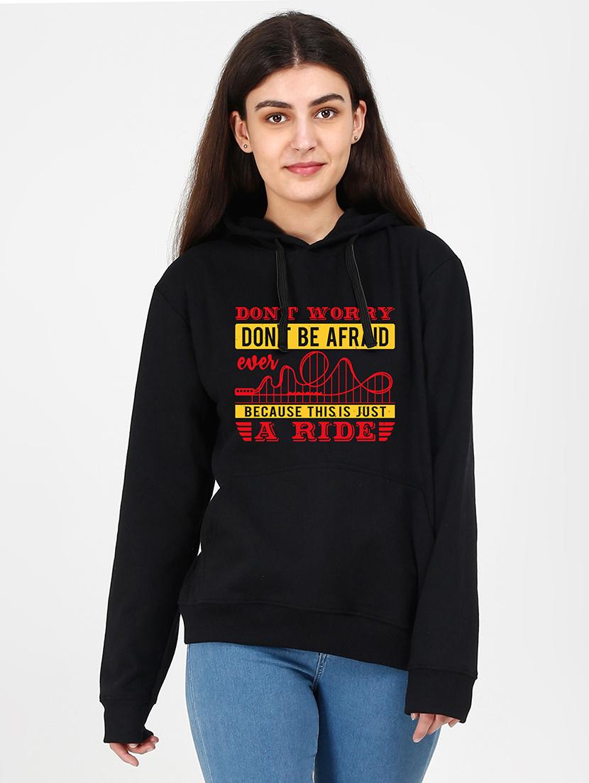 hooded neck graphic sweatshirt - 17972428 -  Zoom Image - 0