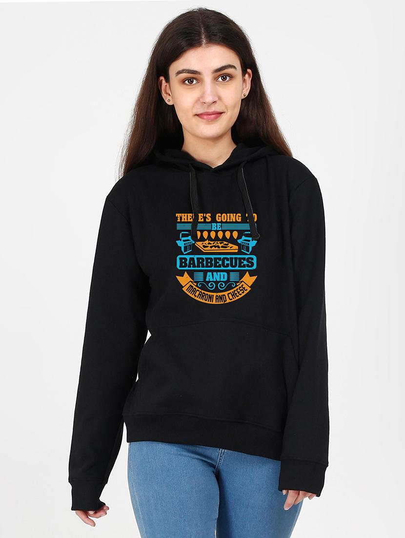 hooded neck graphic sweatshirt - 17972703 -  Zoom Image - 0
