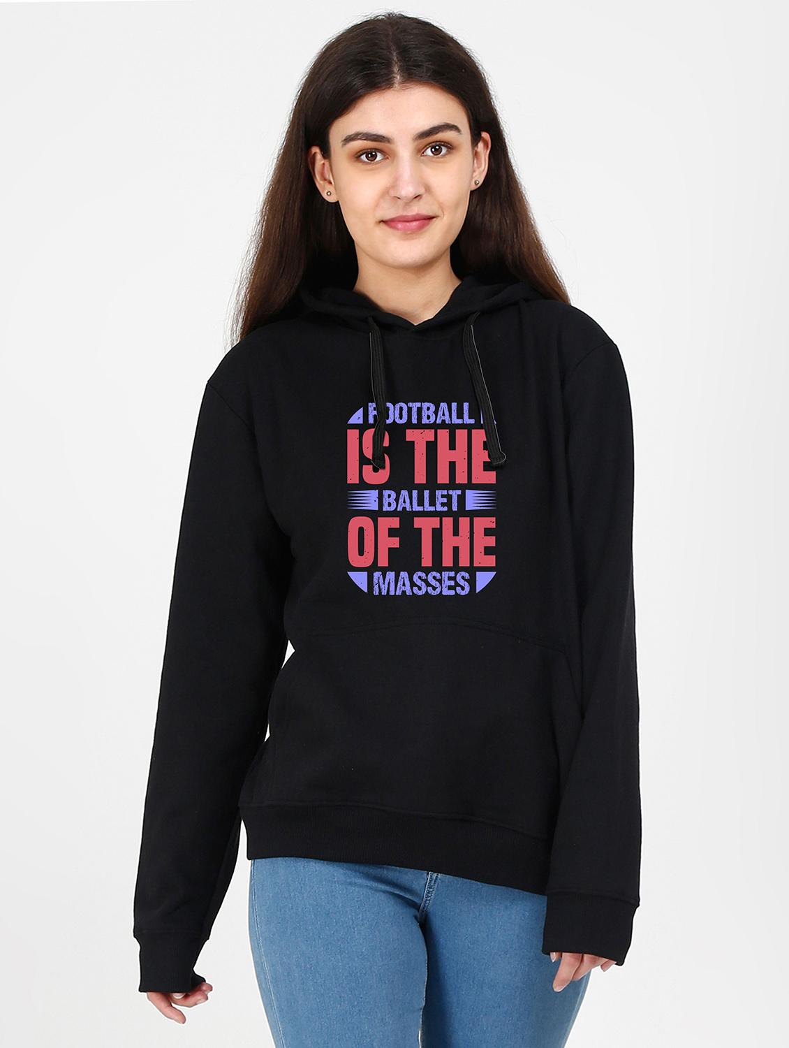 hooded neck graphic sweatshirt - 17972746 - Zoom Image - 0