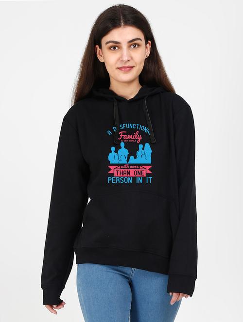 hooded neck graphic sweatshirt - 17972775 -  Standard Image - 0
