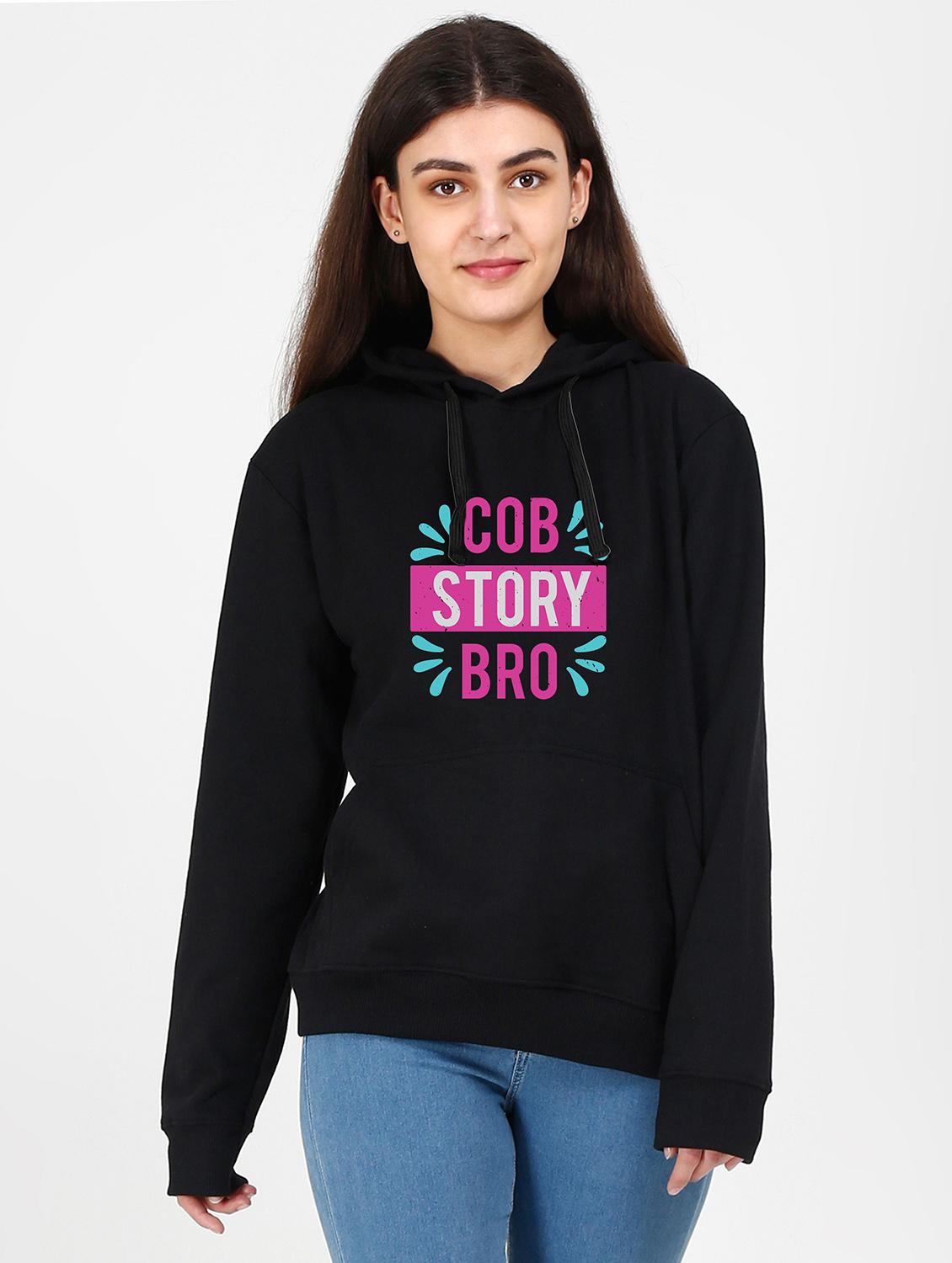 hooded neck graphic sweatshirt - 17972868 -  Zoom Image - 0