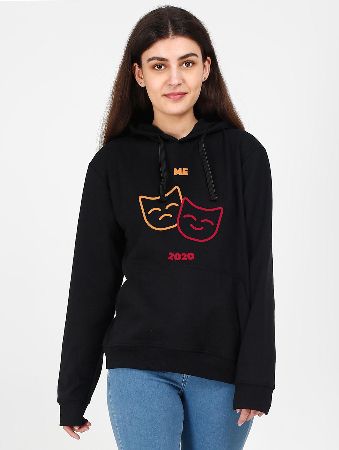 hooded neck graphic sweatshirt - 17972917 - Zoom Image - 0