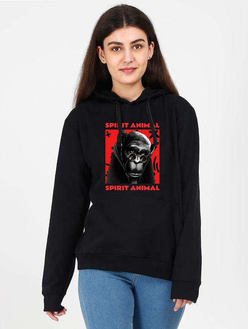 hooded neck graphic sweatshirt - 17972923 -  Standard Image - 0