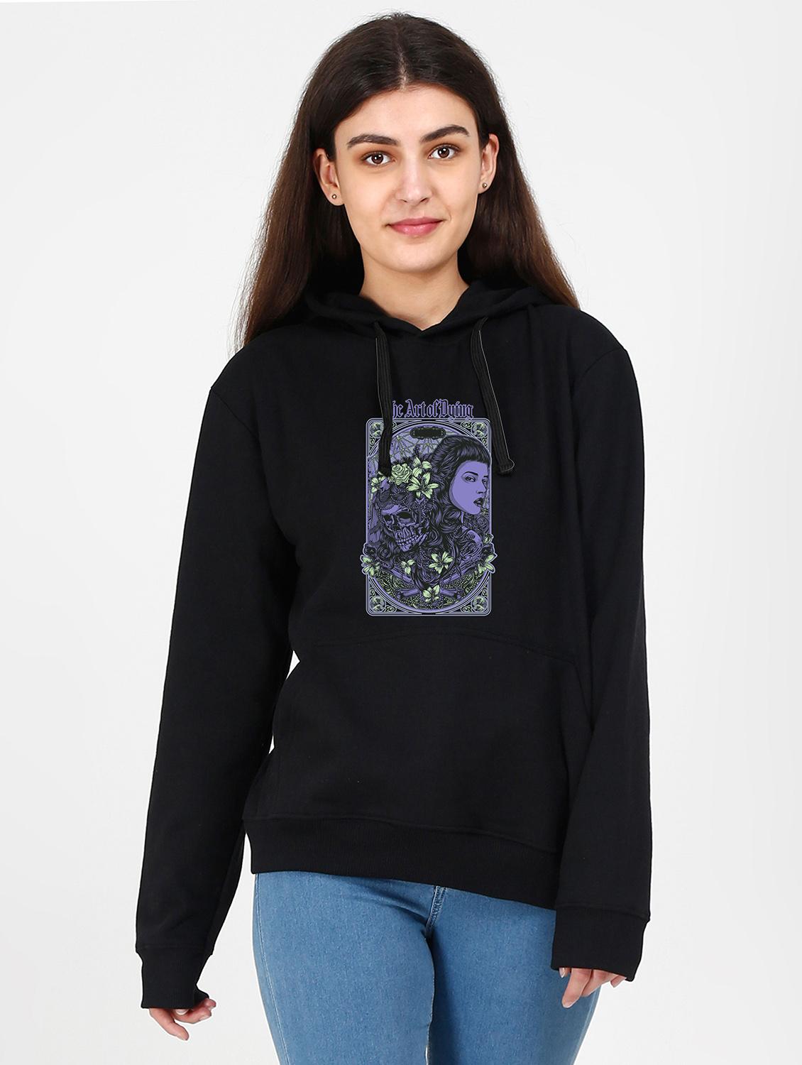 hooded neck graphic sweatshirt - 17972933 -  Zoom Image - 0