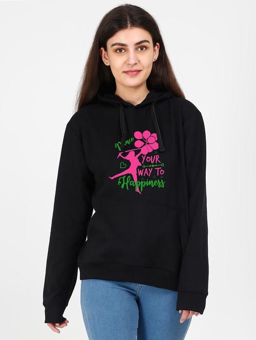 hooded neck graphic sweatshirt - 17972980 - Standard Image - 0