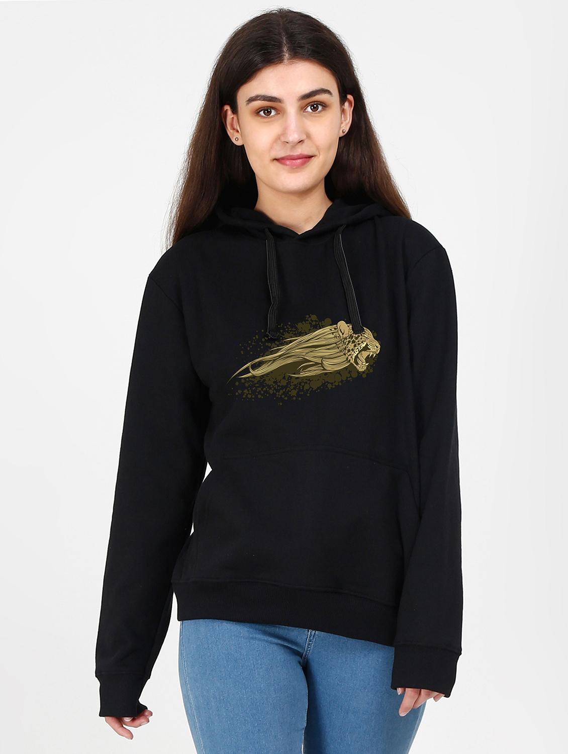 hooded neck graphic sweatshirt - 17973051 - Zoom Image - 0