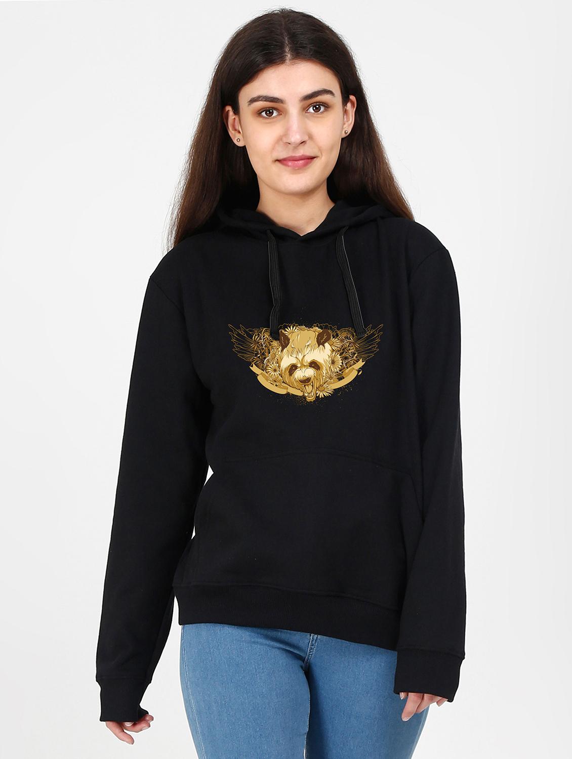 hooded neck graphic sweatshirt - 17973054 -  Zoom Image - 0