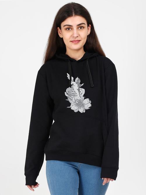 hooded neck graphic sweatshirt - 17973060 -  Standard Image - 0