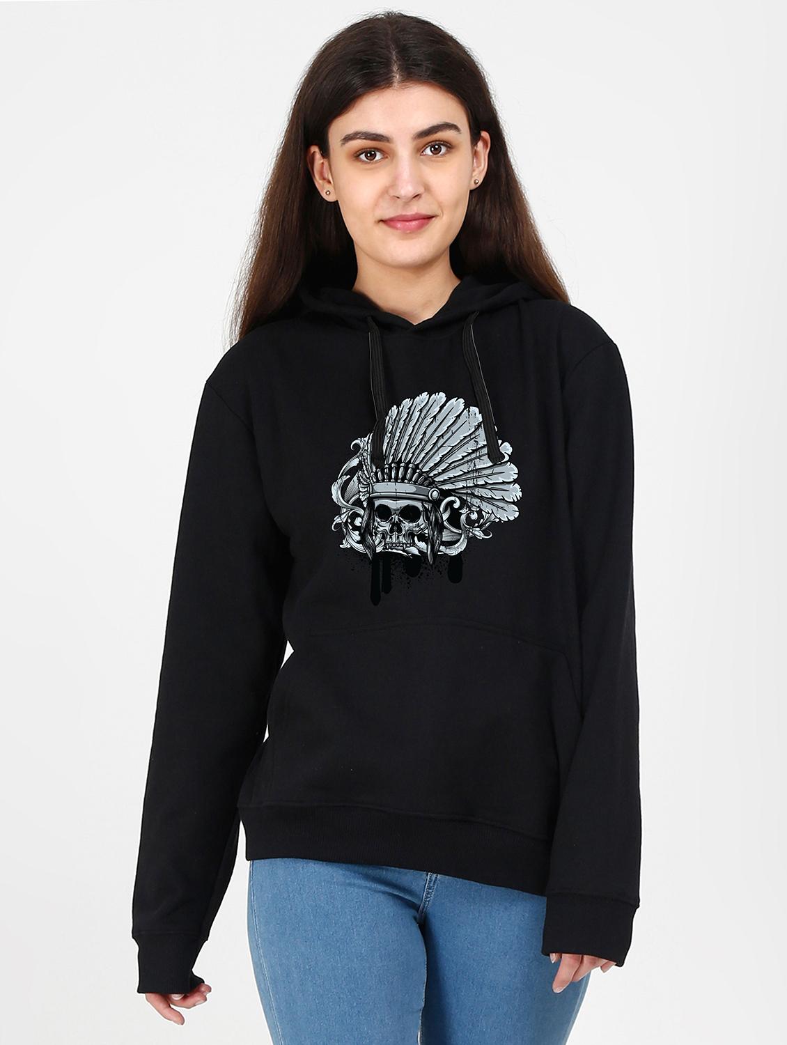 hooded neck graphic sweatshirt - 17973074 - Zoom Image - 0