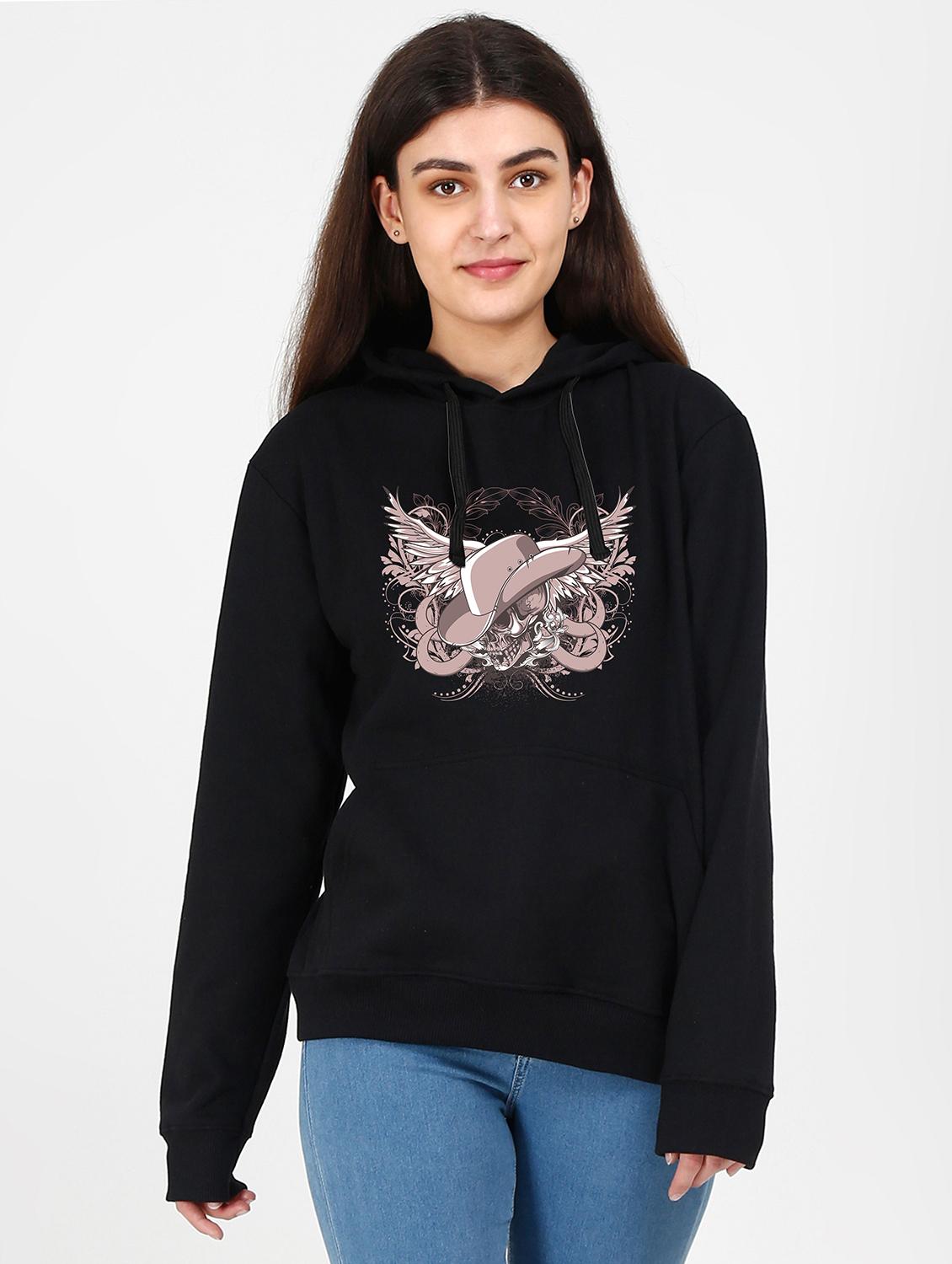 hooded neck graphic sweatshirt - 17973083 -  Zoom Image - 0