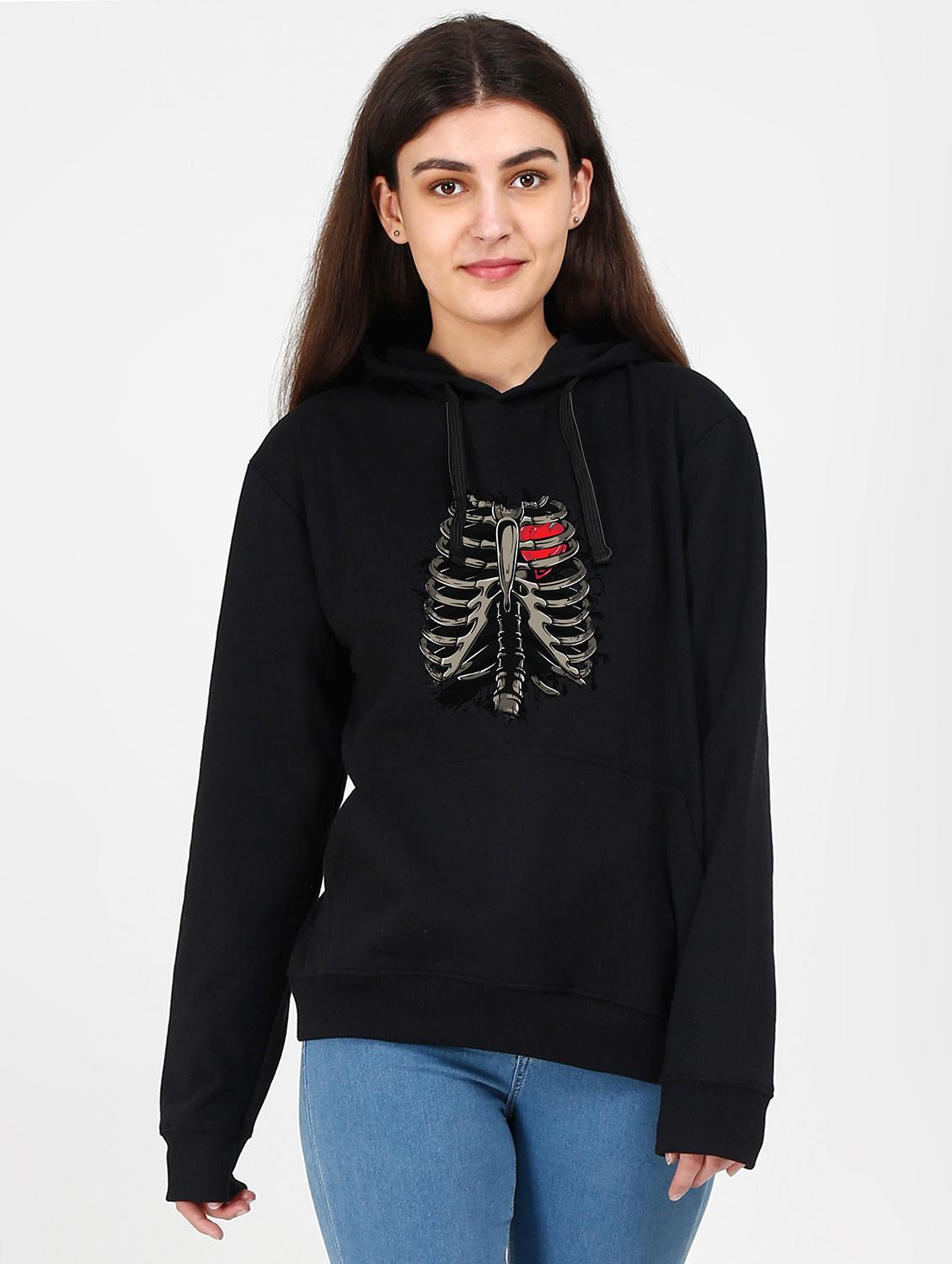 hooded neck graphic sweatshirt - 17973086 -  Zoom Image - 0
