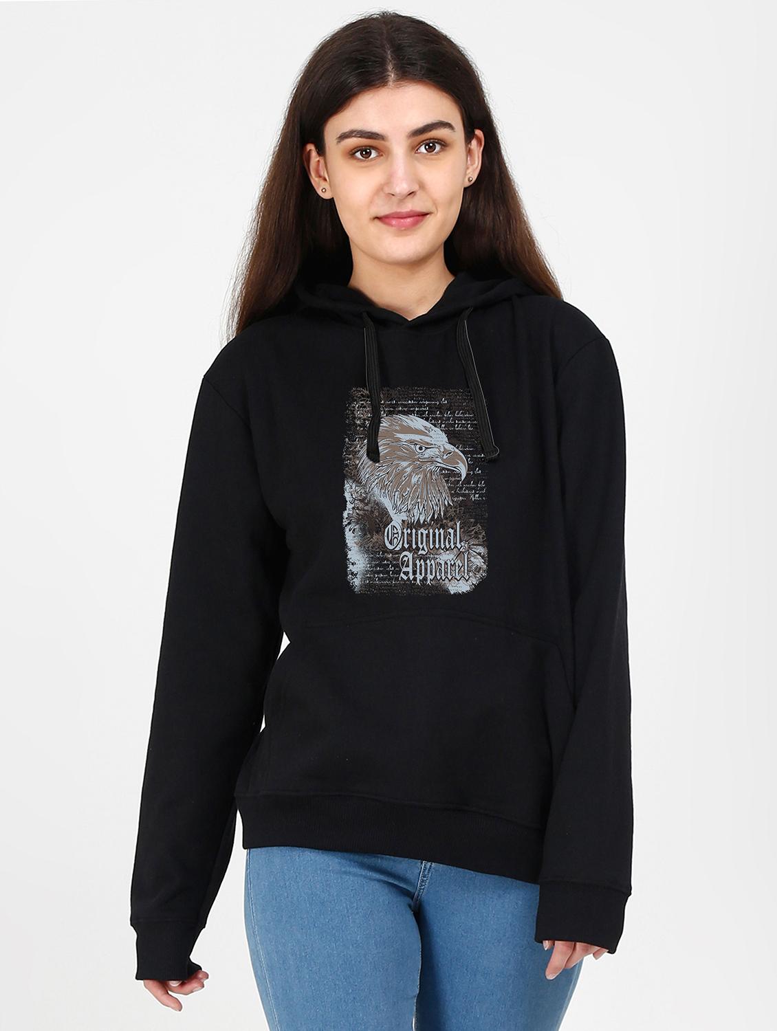 hooded neck graphic sweatshirt - 17973102 - Zoom Image - 0