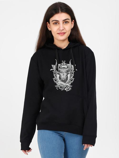hooded neck graphic sweatshirt - 17973133 - Standard Image - 0