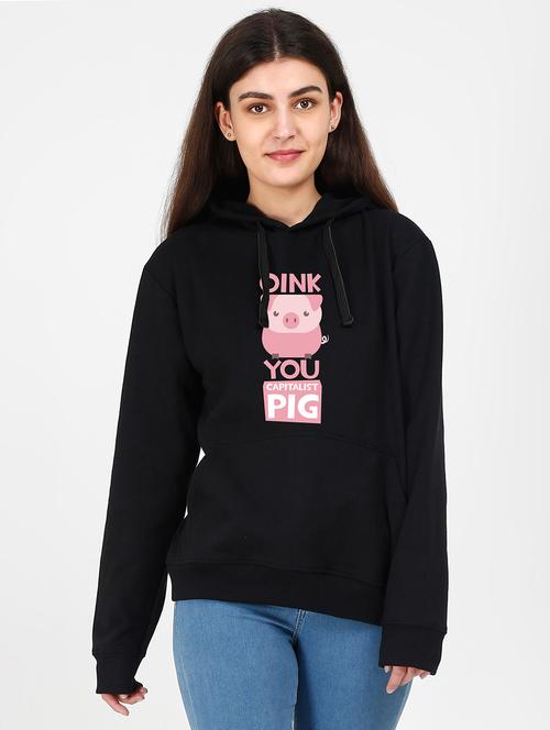 hooded neck graphic sweatshirt - 17973139 - Standard Image - 0
