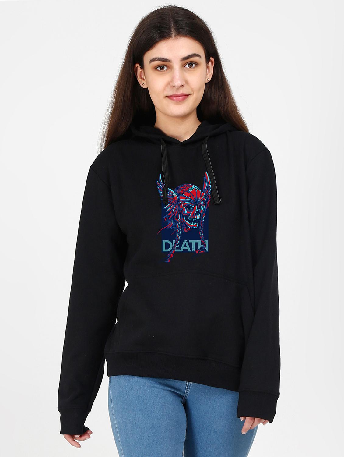hooded neck graphic sweatshirt - 17973158 - Zoom Image - 0