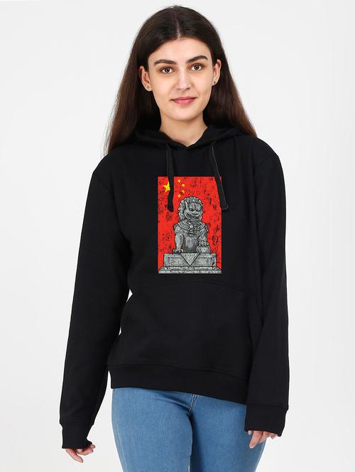 hooded neck graphic  sweatshirt - 17973170 -  Standard Image - 0