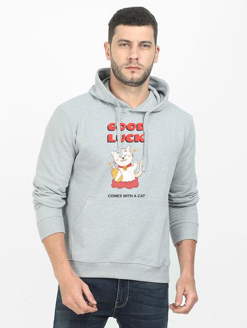 grey printed sweatshirt - 17973736 -  Standard Image - 0