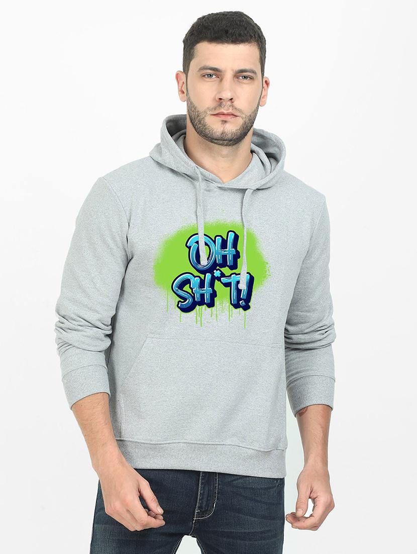 grey printed sweatshirt - 17973763 - Zoom Image - 0