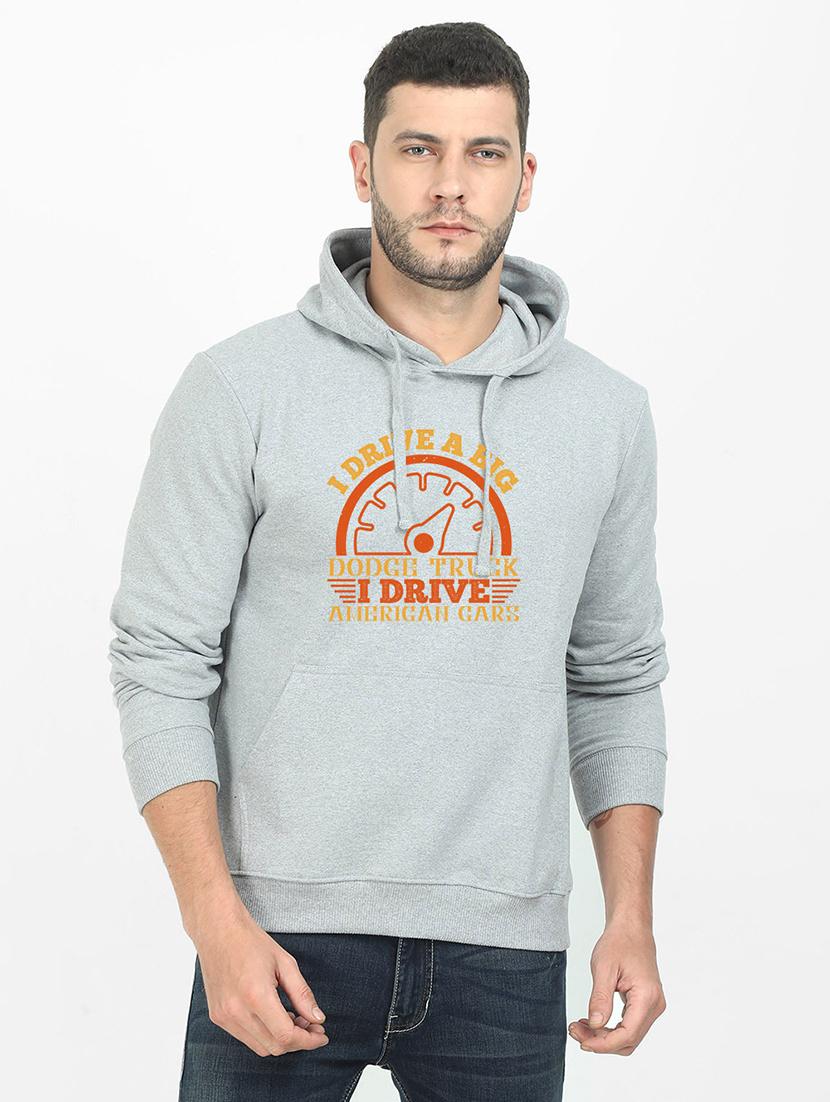 grey printed sweatshirt - 17973844 -  Zoom Image - 0