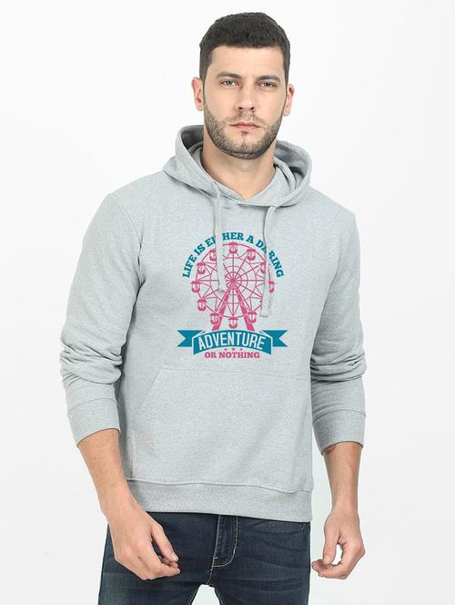 grey printed sweatshirt - 17973884 -  Standard Image - 0