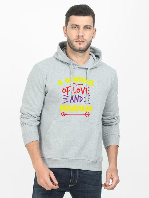 grey printed sweatshirt - 17974101 - Standard Image - 0