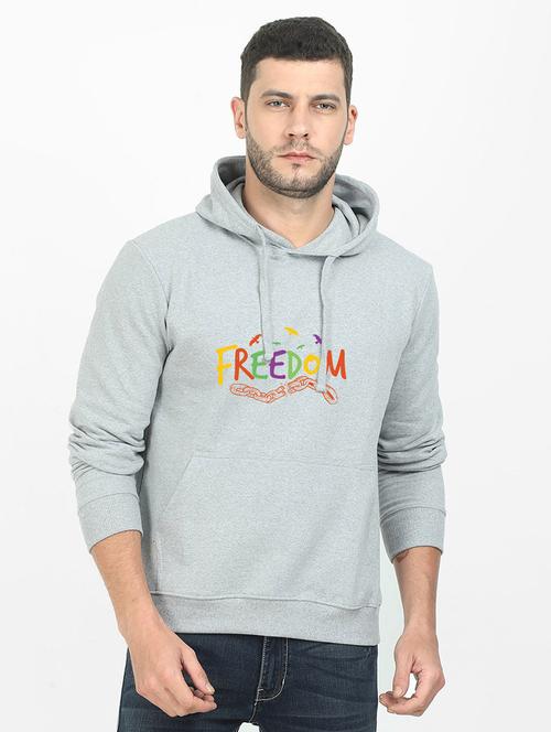 grey printed sweatshirt - 17974126 -  Standard Image - 0