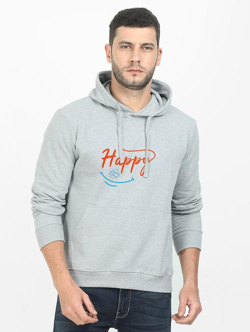 grey printed sweatshirt - 17974131 - Standard Image - 0