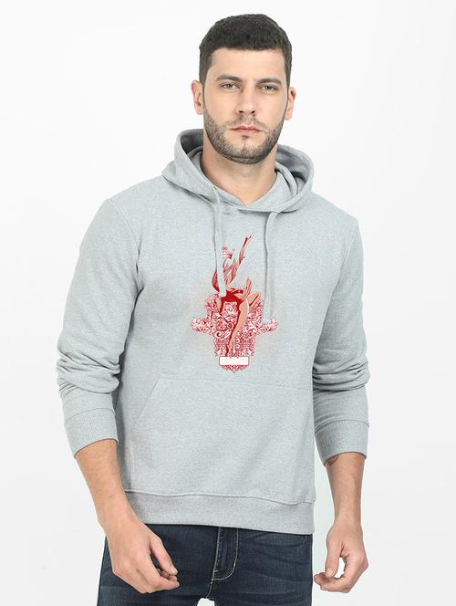 grey printed sweatshirt - 17974157 -  Standard Image - 0
