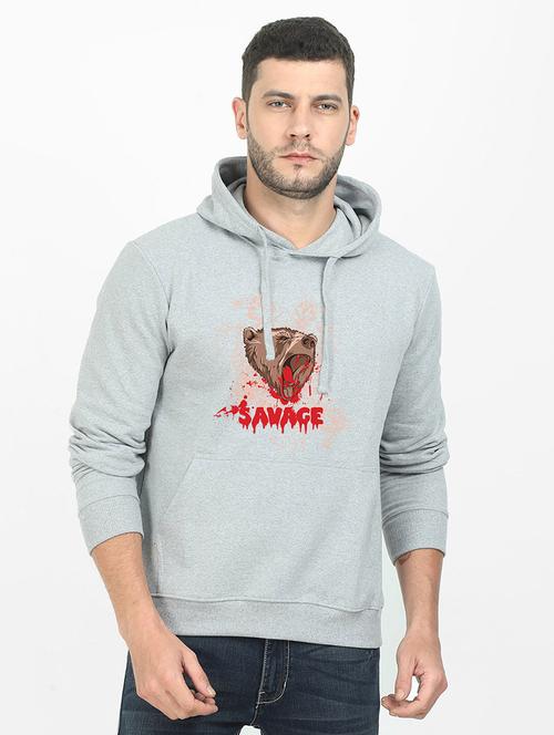 grey printed sweatshirt - 17974164 -  Standard Image - 0