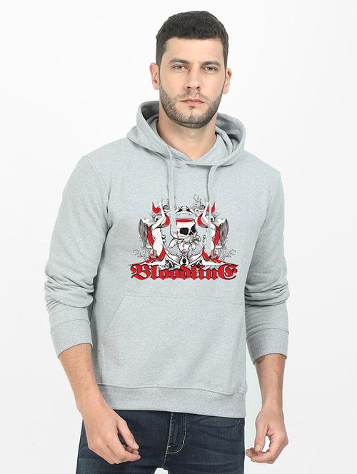grey printed sweatshirt - 17974176 -  Standard Image - 0