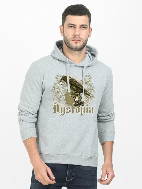 grey printed sweatshirt - 17974198 - Standard Image - 0