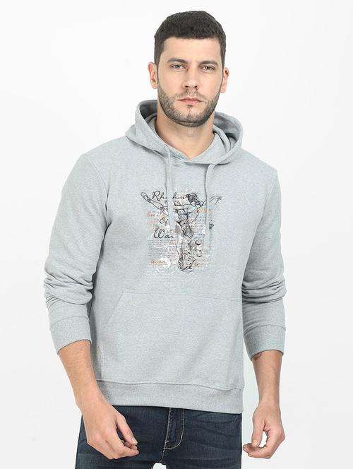 grey printed sweatshirt - 17974221 -  Standard Image - 0