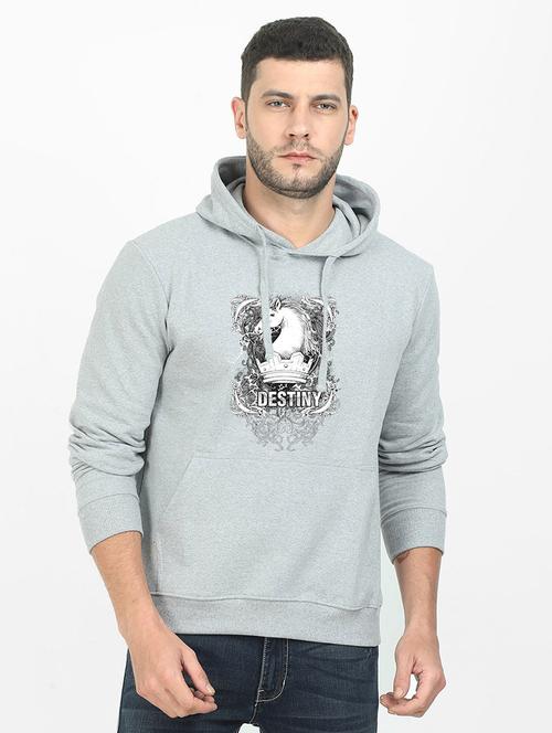 grey printed sweatshirt - 17974235 -  Standard Image - 0