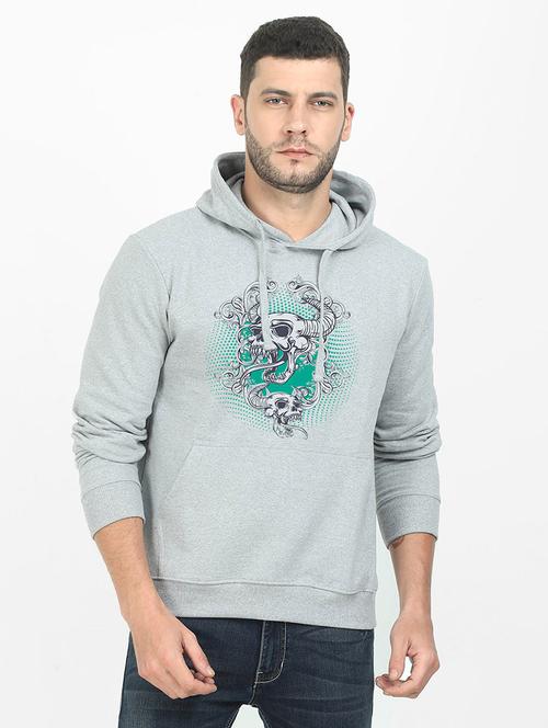 grey printed sweatshirt - 17974283 -  Standard Image - 0