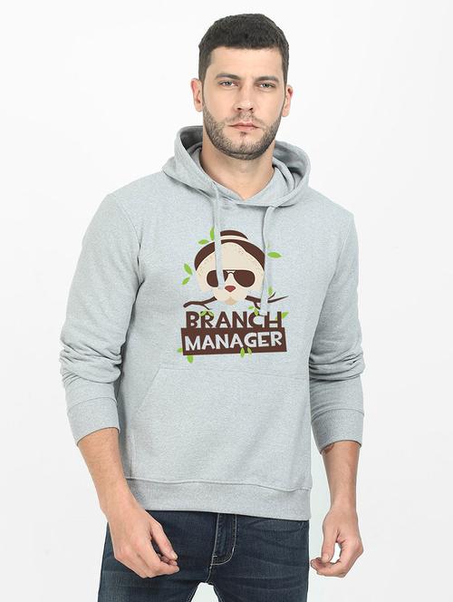 grey printed sweatshirt - 17974312 - Standard Image - 0