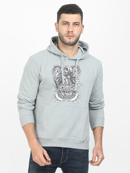 grey printed sweatshirt - 17974361 -  Standard Image - 0
