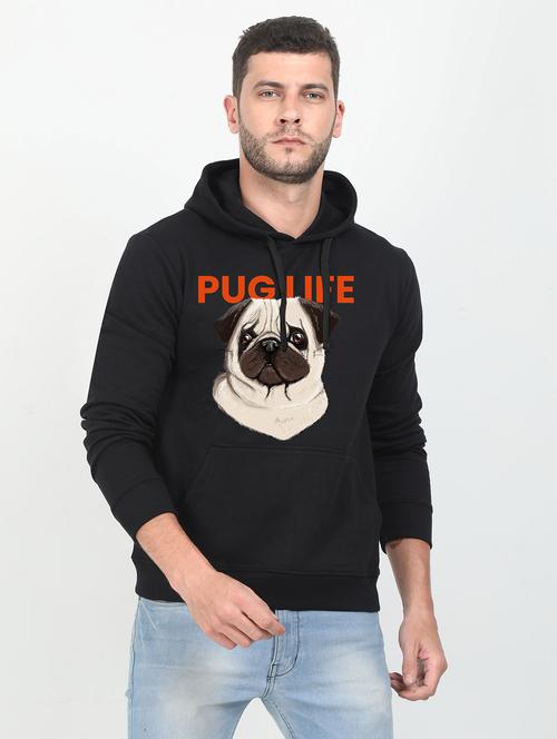 black printed sweatshirt - 17974383 - Standard Image - 0
