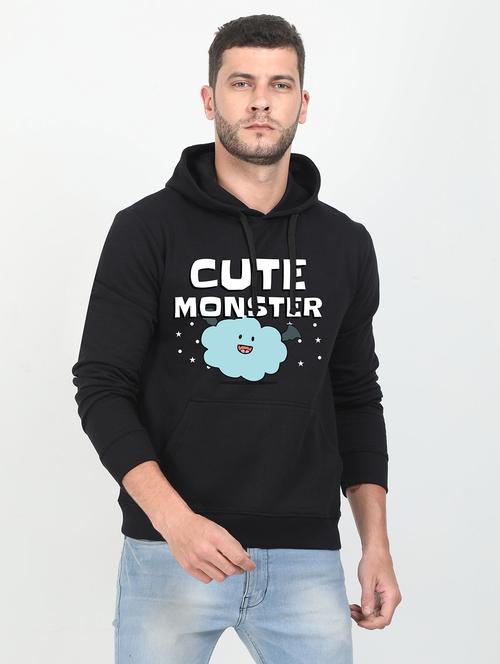 black printed sweatshirt - 17974431 - Standard Image - 0