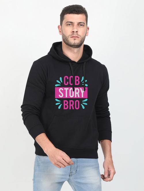 black printed sweatshirt - 17974910 -  Standard Image - 0