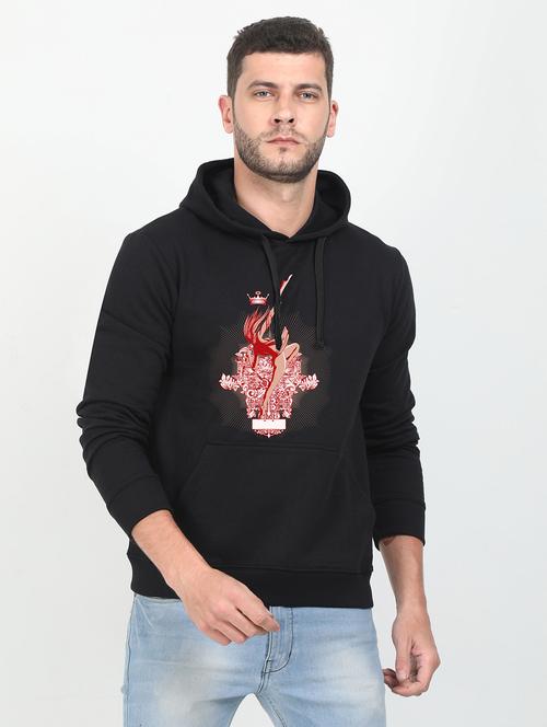 black printed sweatshirt - 17975094 -  Standard Image - 0