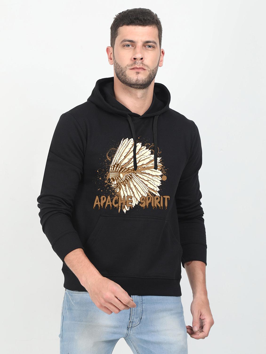 black printed sweatshirt - 17975098 -  Zoom Image - 0