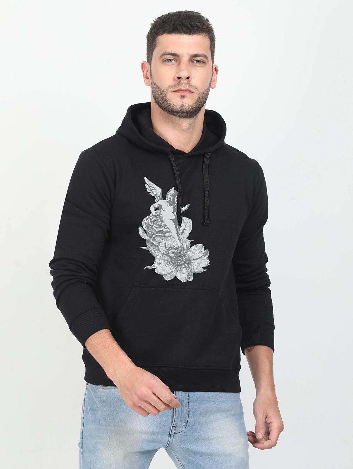 black printed sweatshirt - 17975102 - Zoom Image - 0