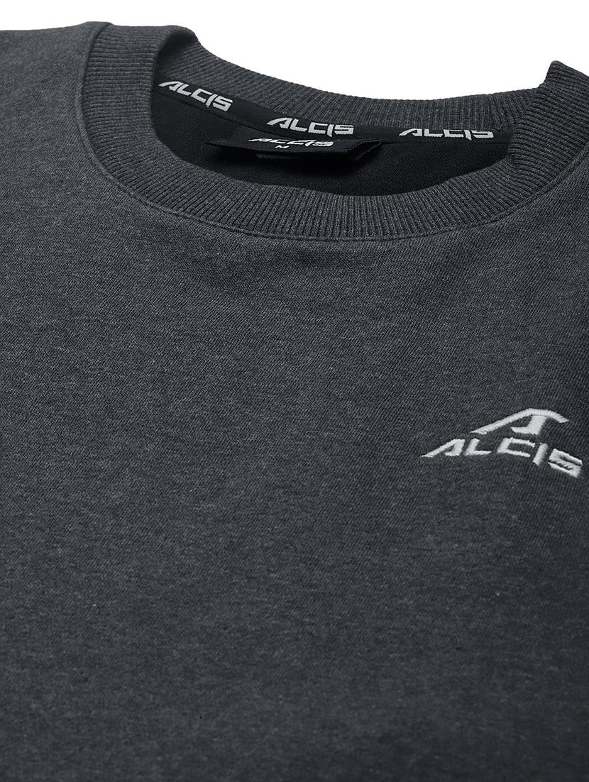 grey solid sweatshirt - 17975781 - Standard Image - 3