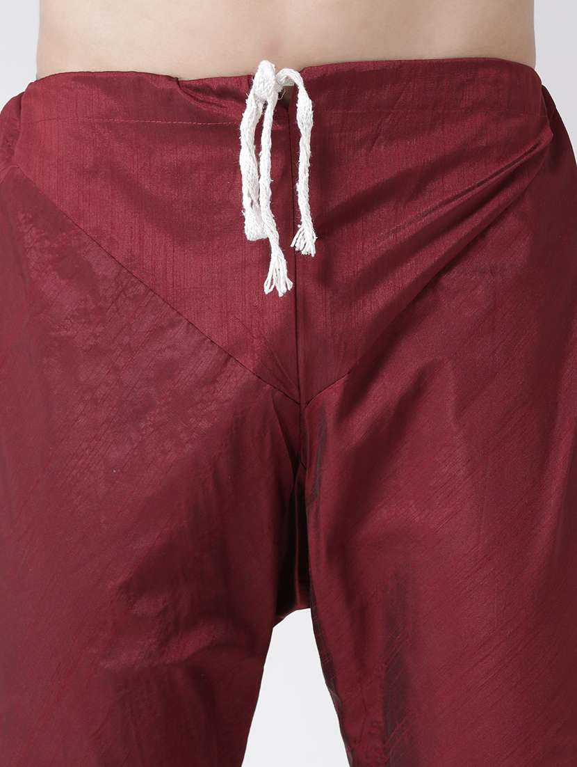 men solid kurta churidar ethnic wear set - 17976526 -  Standard Image - 3