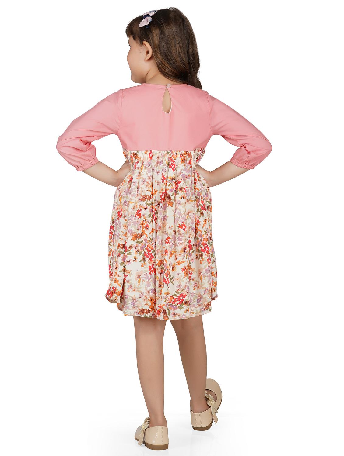 pink floral frock - 17976602 - Standard Image - 3