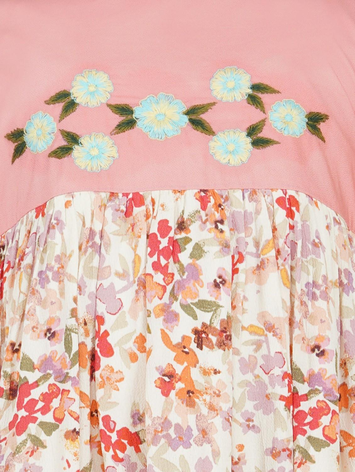 pink floral frock - 17976602 - Standard Image - 5