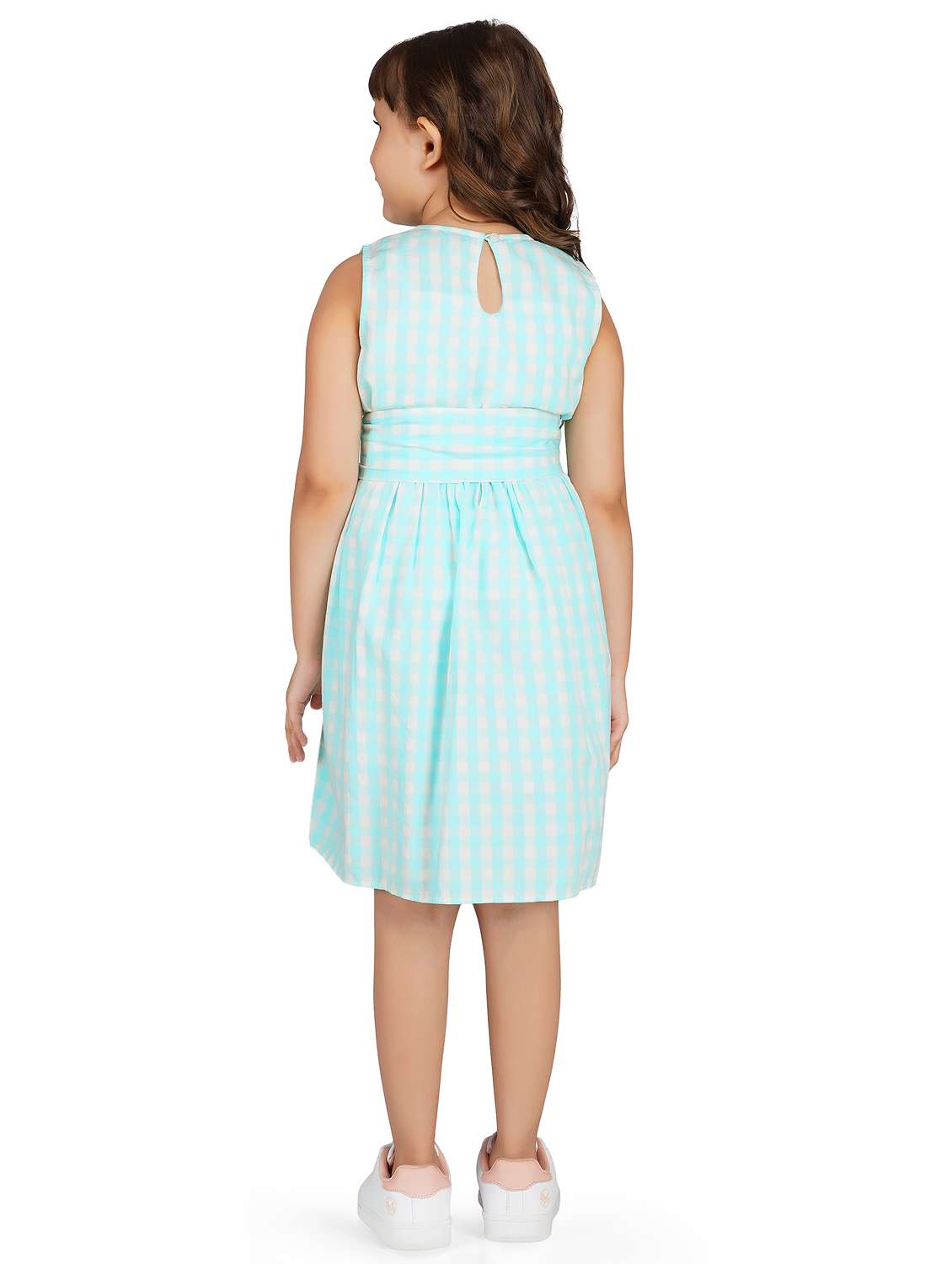 girls round neck sleeveless frock - 17976608 -  Standard Image - 3