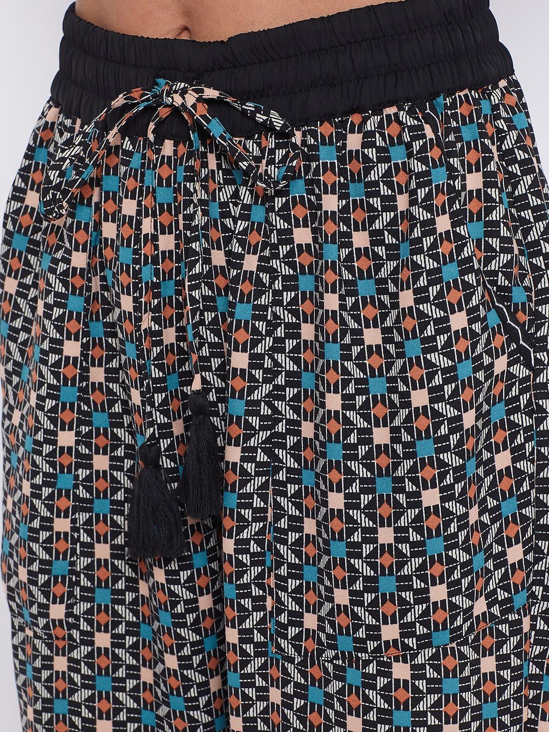 triyaa ras & multicolored printed mid-rise - 17977993 - Zoom Image - 0
